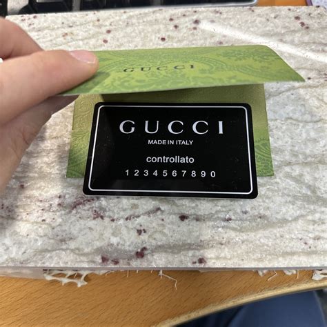 gucci fake campaign|gucci authenticity card.